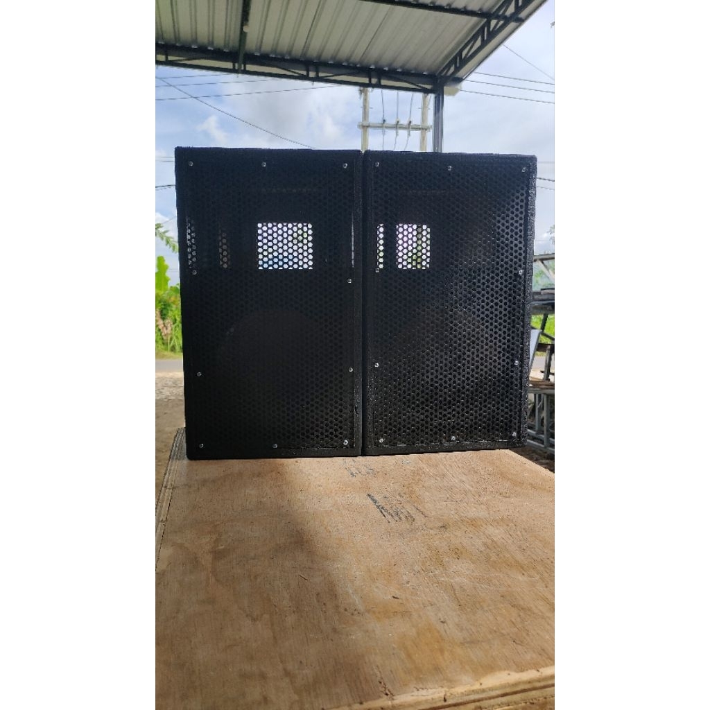 BOX SR 8 INCH SINGLE TWEETER BOX MONITOR 8 IN FINISHING RESIN+ GRILL