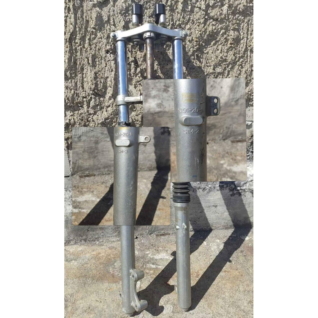 Shock depan KLX SIM 2-3 original copotan motor