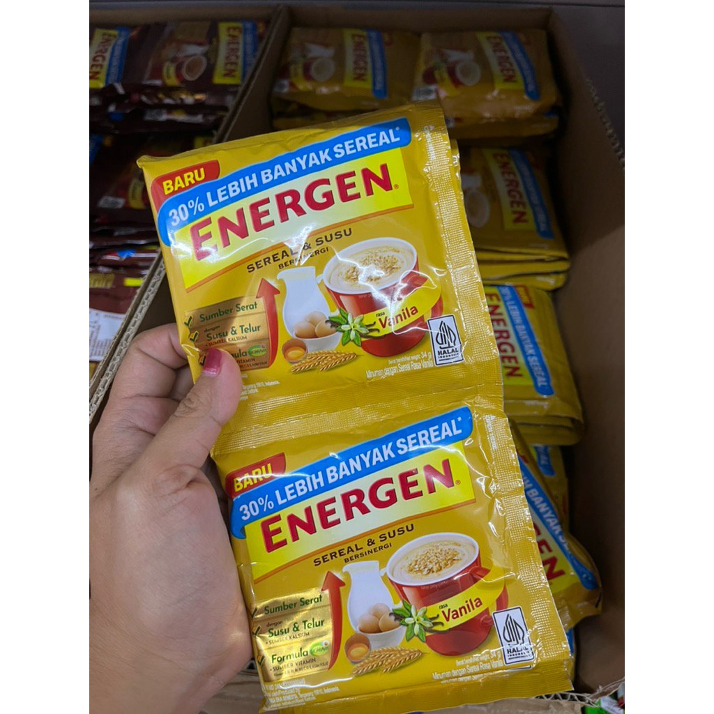 

Energen Renceng Vanilla dan Cokelat