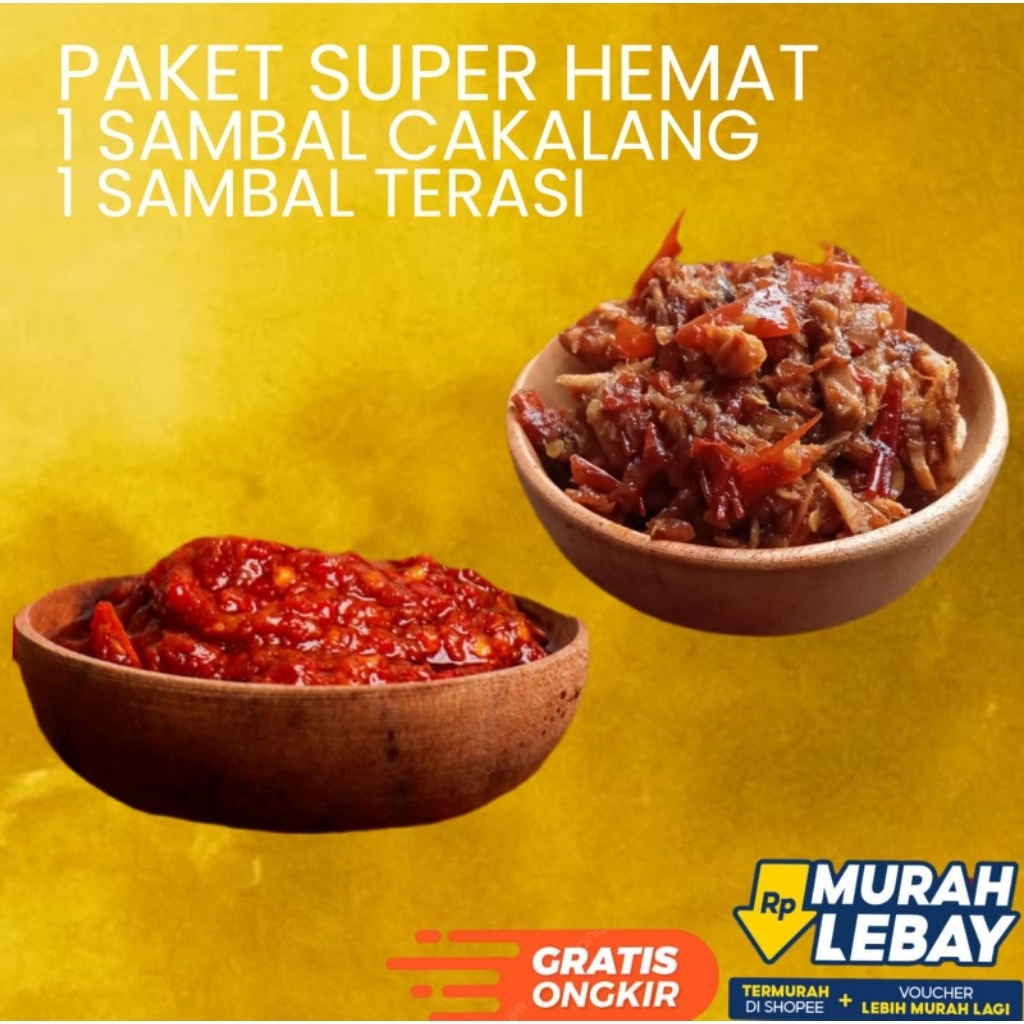 

Paket hemat 1 Sambal Terasi Dan 1 Sambal Cakalang halal