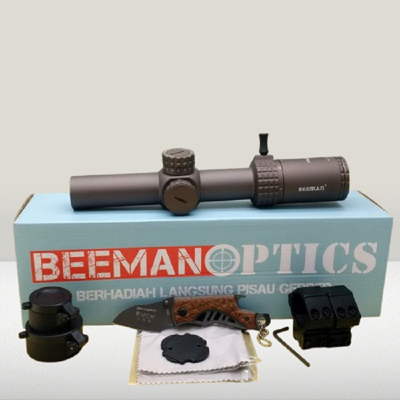 Telescope Buntung Beeman Optics 1-6x24 IR Wolf Brown / Teleskop Beeman
