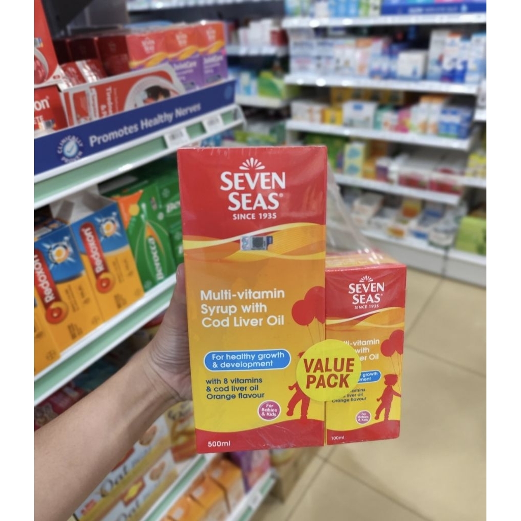 SEVEN SEAS MULTIVITAMIN SYRUP WITH COD LIVER OIL EXP 2027