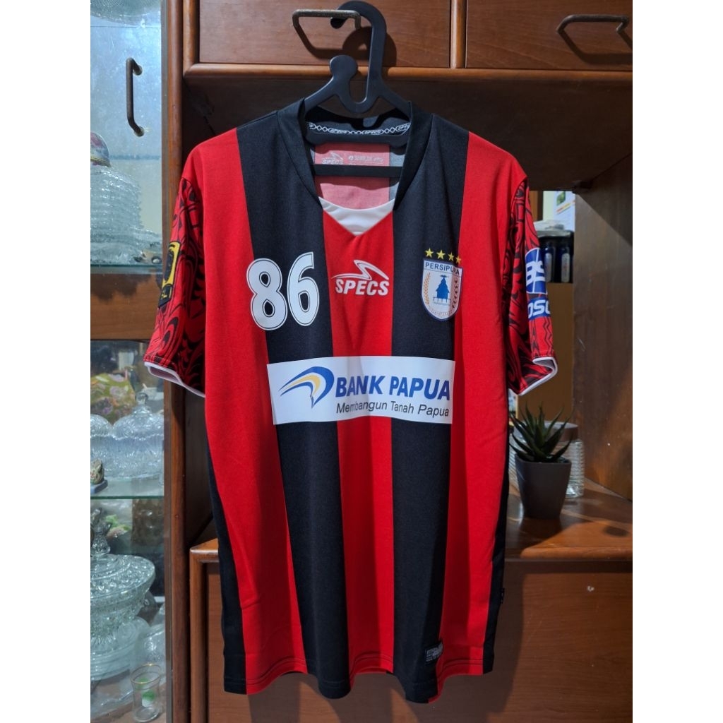 Jersey Persipura Jayapura Home 2014 Original Player Issue Size M fit L NNS BOAZ 86