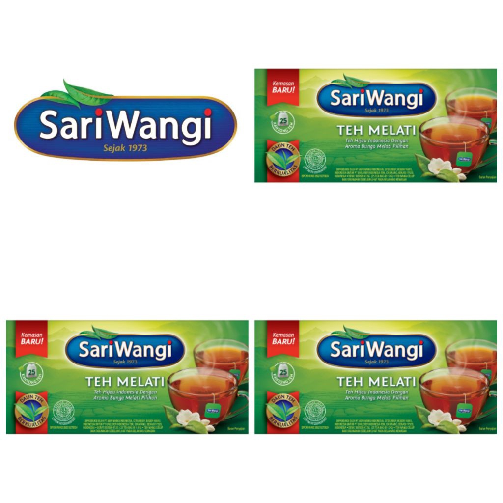 

SariWangi Teh Celup Melati 25 Kantung Celup