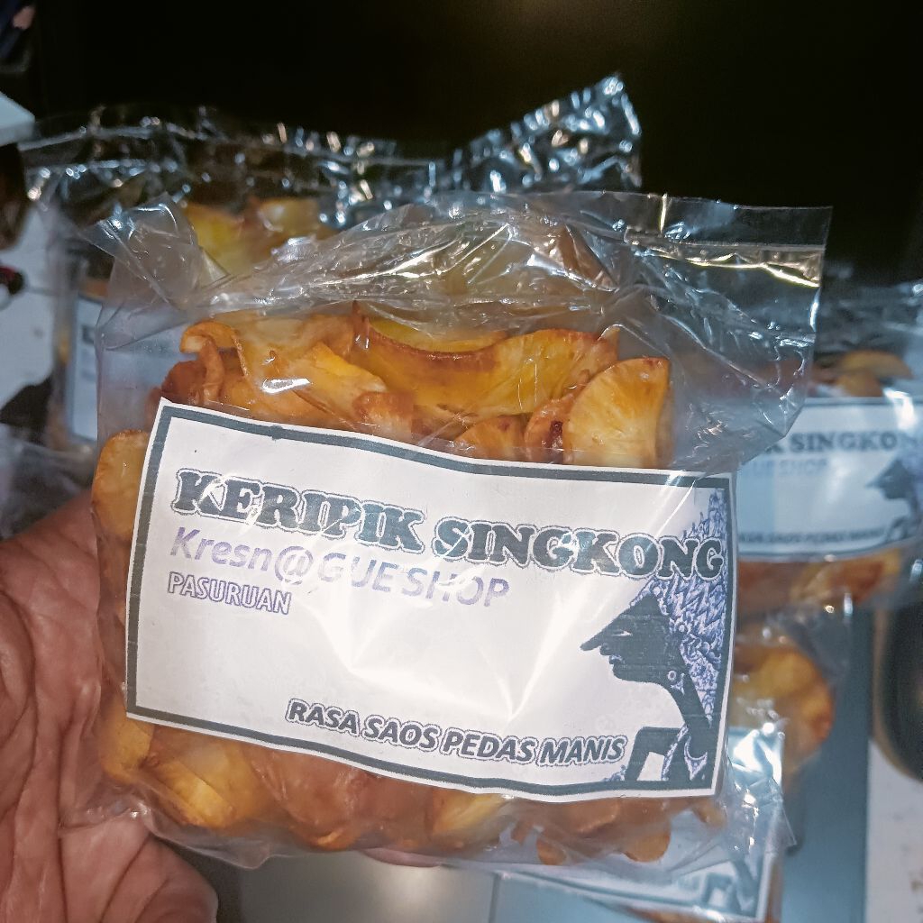 

Keripik Singkong Saos Pedas Manis 100gr Ala KresnaGue