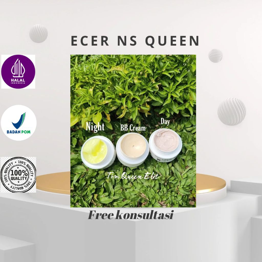 ECER DAY CREAM NS QUEEN whitening & acne