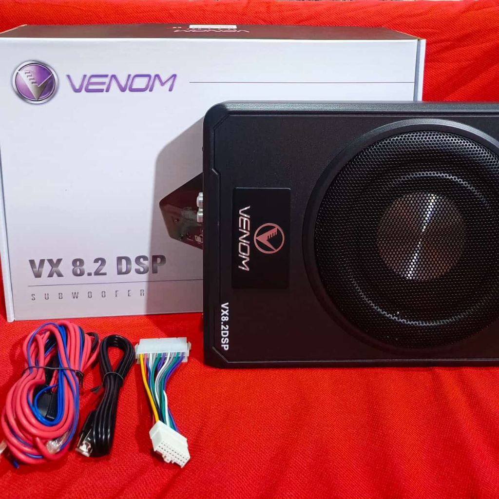 Subwoofer Kolong Aktif Venom VX 8.2 DSP - Venom VX 8.2 Dsp / Car audio mobil