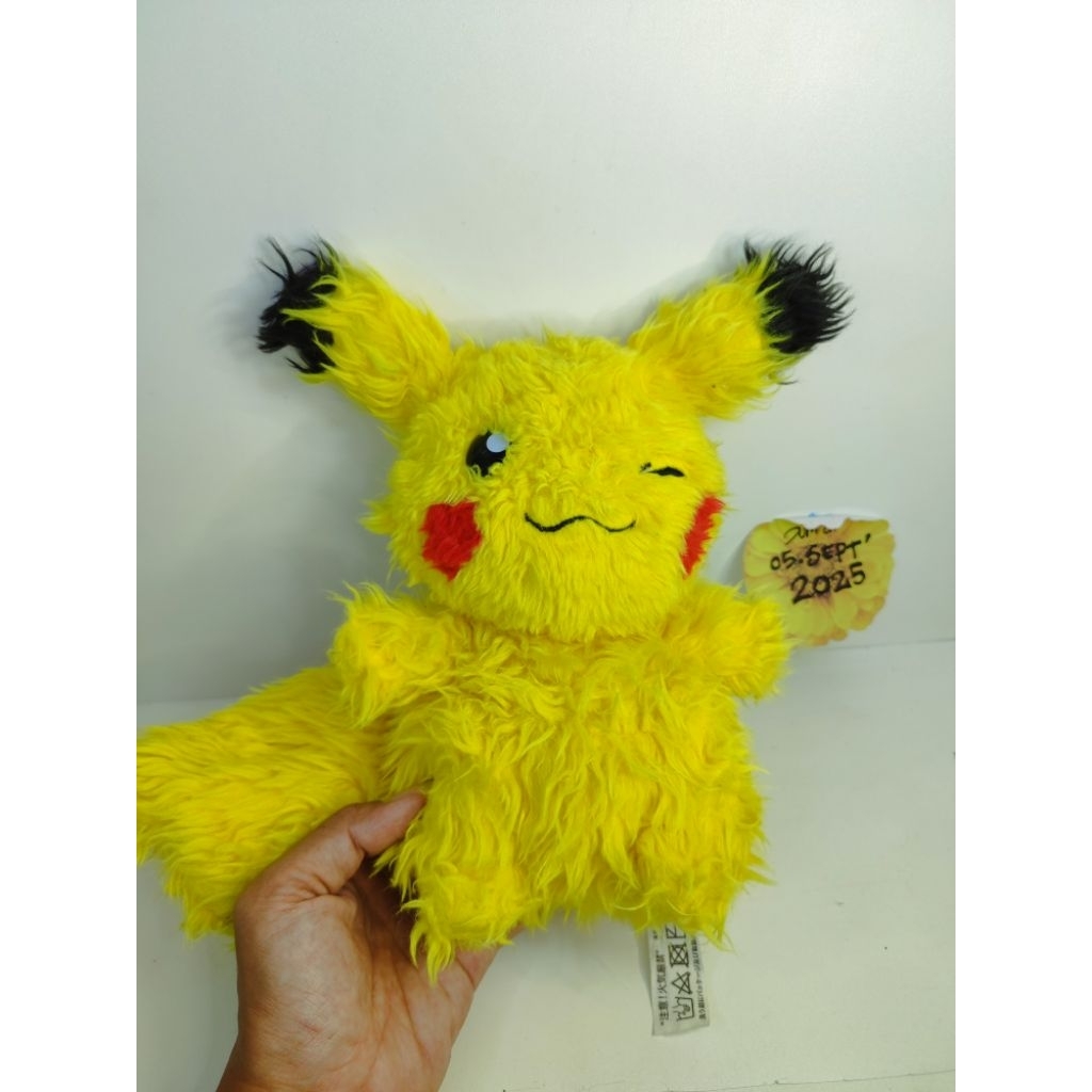 boneka pikachu bulu panjang pokemon scruff a lov editing