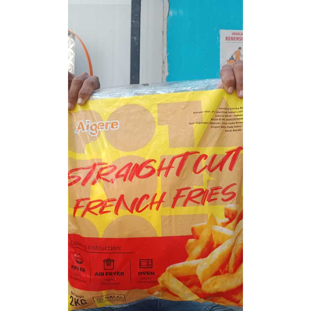 

kentang straighcut berat 2 Kg / Bag