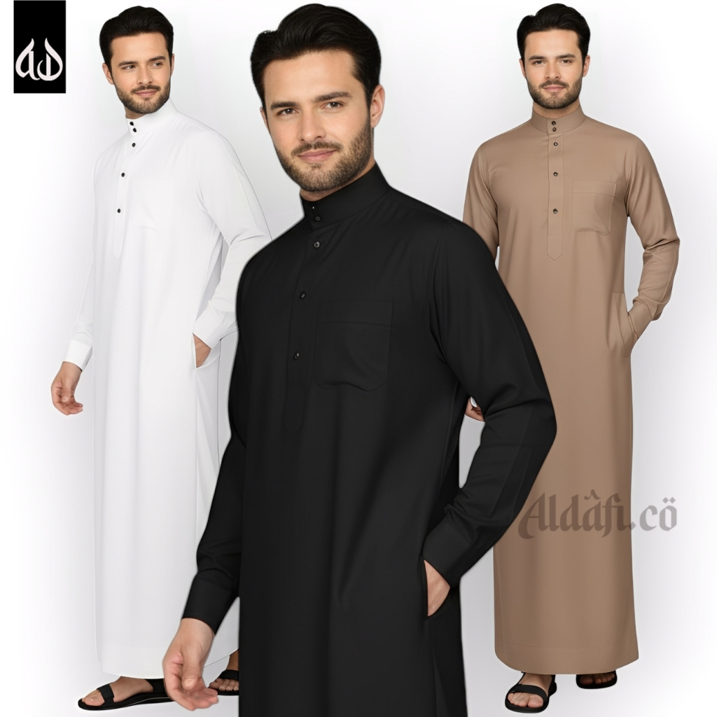 Gamis jubah koko kurta pria dewasa - jubah polos pria muslim - koko dewasa