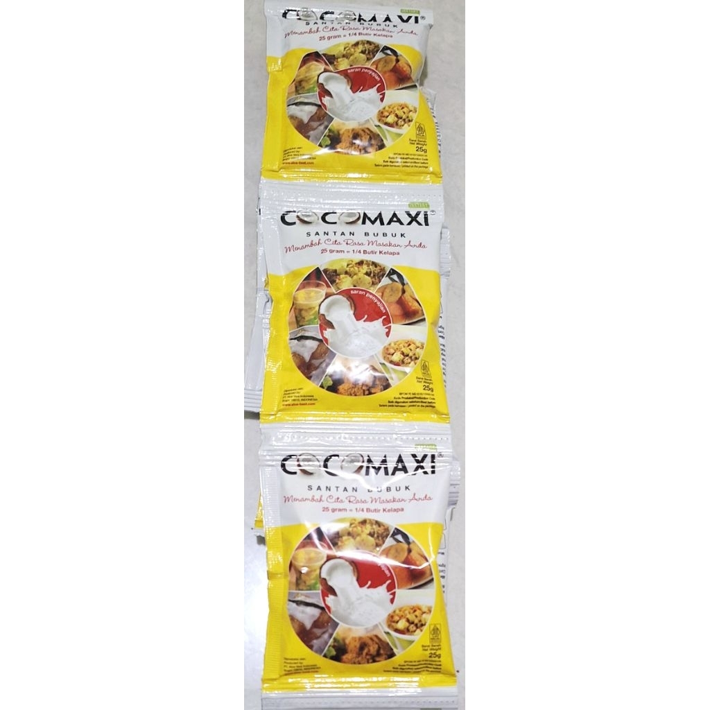 

santan bubuk cocomaxi 1 renteng isi 10 pcs
