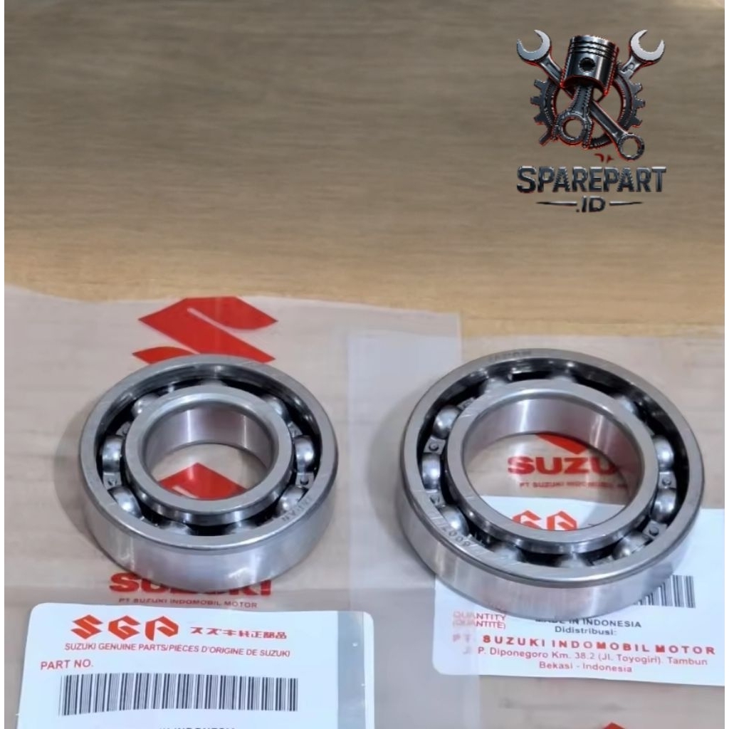 BEARING KRUK AS (6007-6205) SET SUZUKI SMASH SHOGUN SPIN SMASH TITAN 2PCS