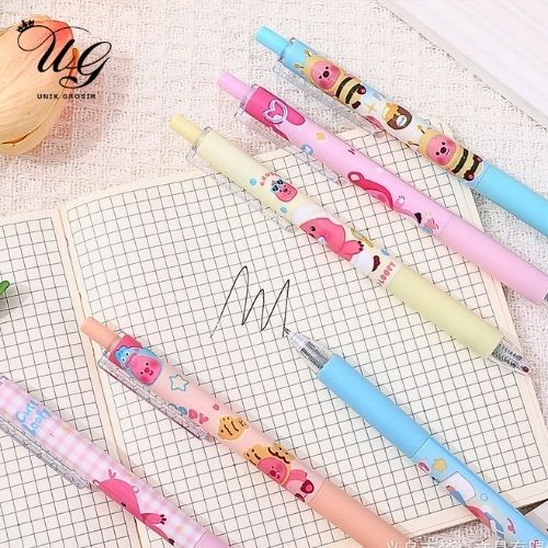 

4/8/12 PULPEN CETEK MEKANIK KARAKTER LOOPY 2034 CUTE TINTA HITAM ALAT TULIS SEKOLAH PEN CARTOON