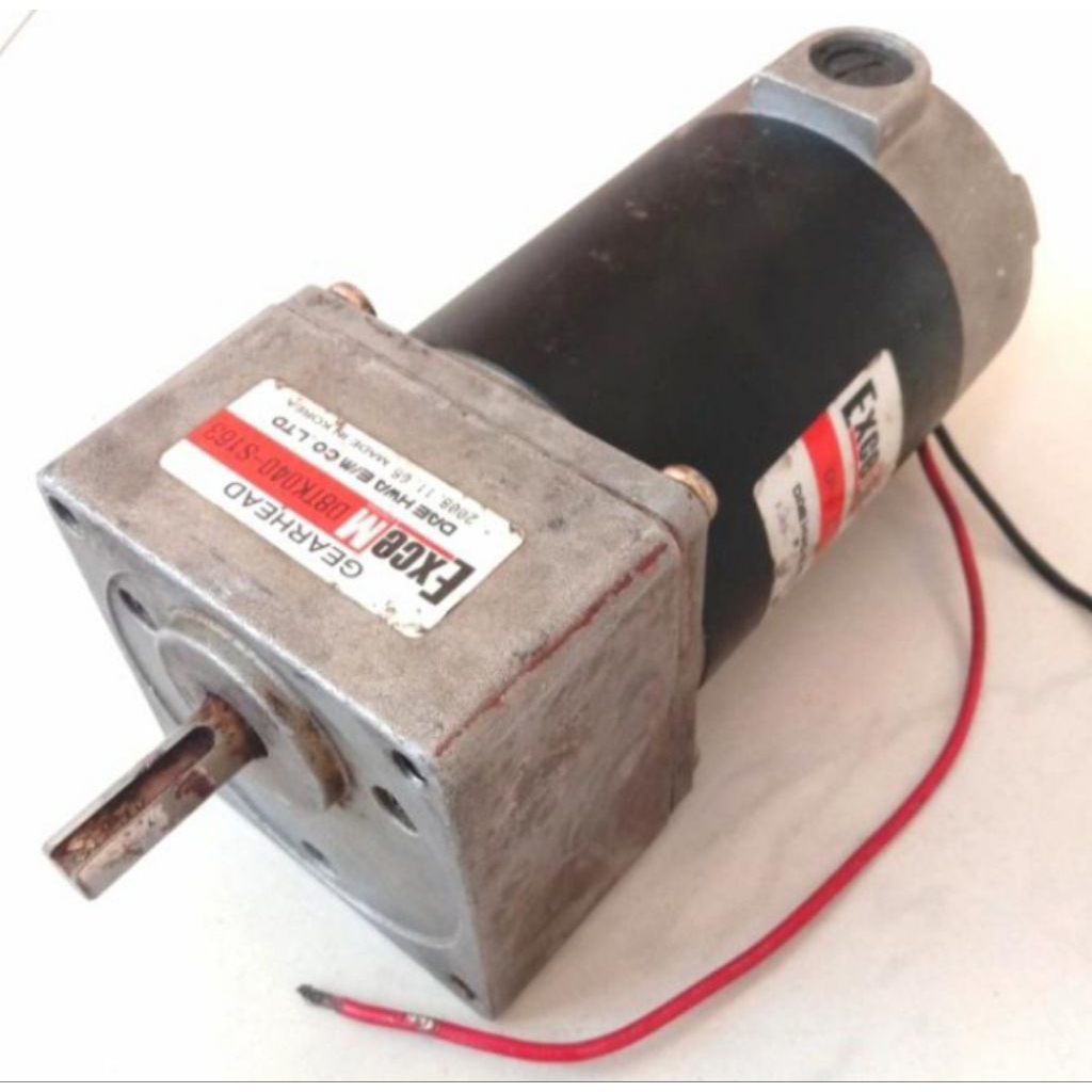 DC motor gearbox 90Vdc 40W 75rpm Ratio 1: 40 TERBARU