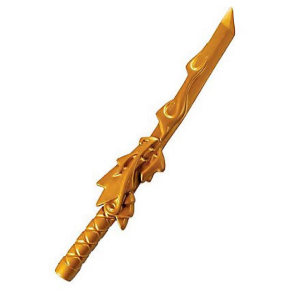 LEGO Parts Weapon Sword, Katana with Dragon Head (Ninjago Sword of Fire)