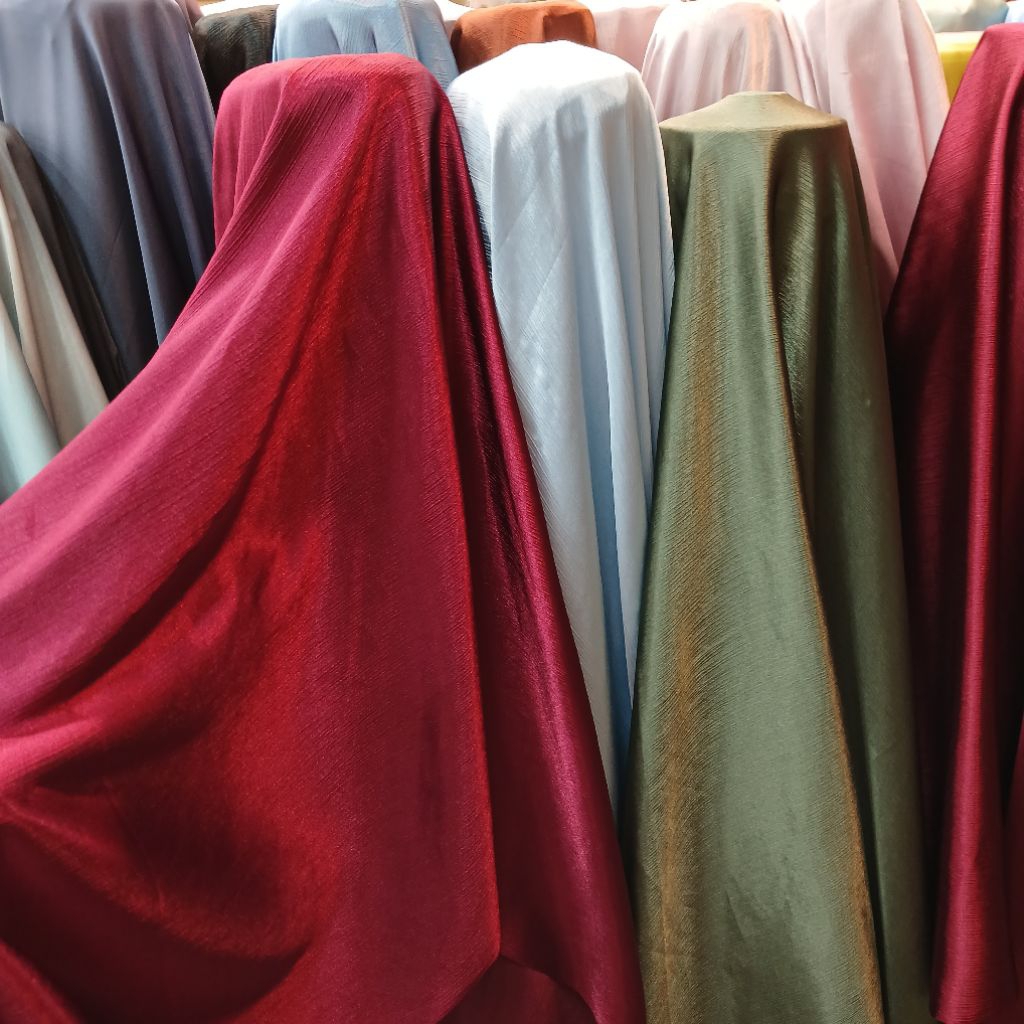 (COD)Kain Satin Polos Cradenza/Kain Polos Original Cradenza Big Tree Premium