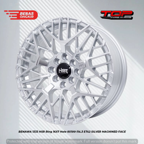 Velg Benawa Ring 16 Untuk Mobil Avanza Xenia Livina Brio Agya HSR WHEEL Original R16