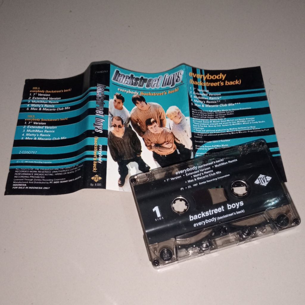 Kaset Backstreet Boys - Everybody (SINGLE)