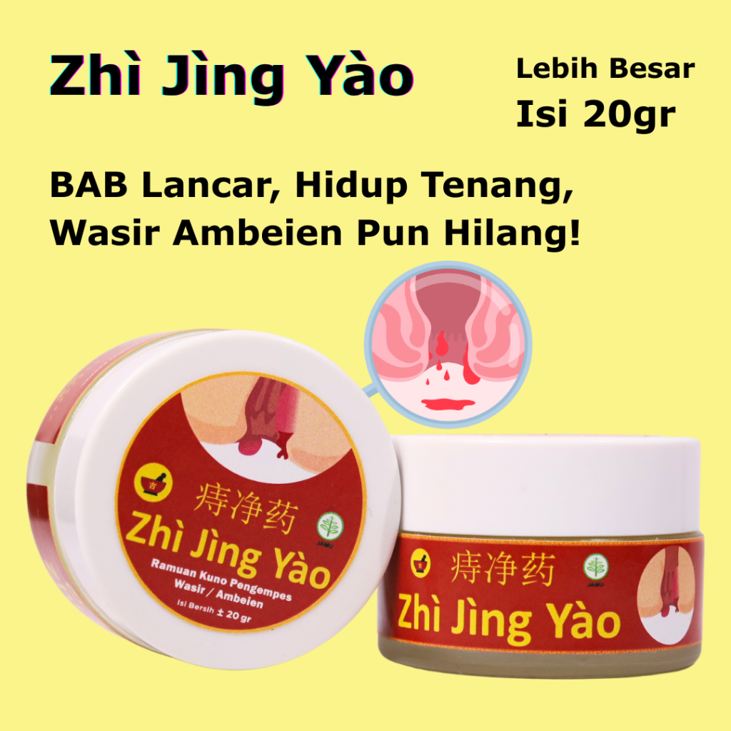 Salep Ambeien Paling Ampuh Zhi Jing Yao Salep Wasir Asli China