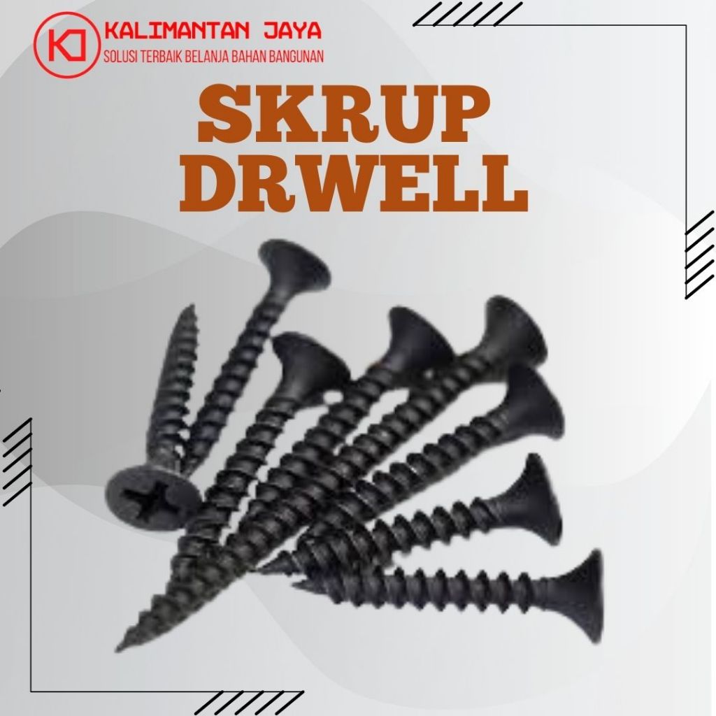 Sekrup / Sekrup Gypsum/ Sekrup Drywall / Drywall Screw (HARGA PER DUS)
