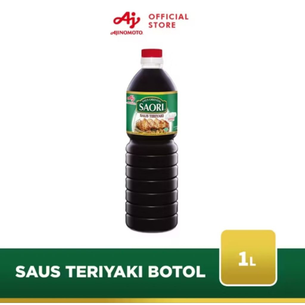 

Saori saos teriyaki 1liter x 6 pcs