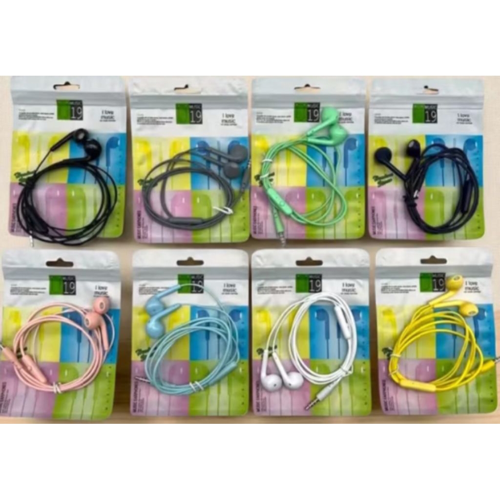 Headset U19 Macaron Pekingan Plastik
