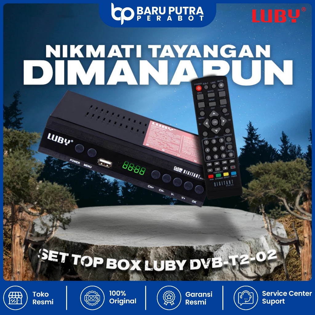 Luby Set Top Box Luby DVB-T2-02