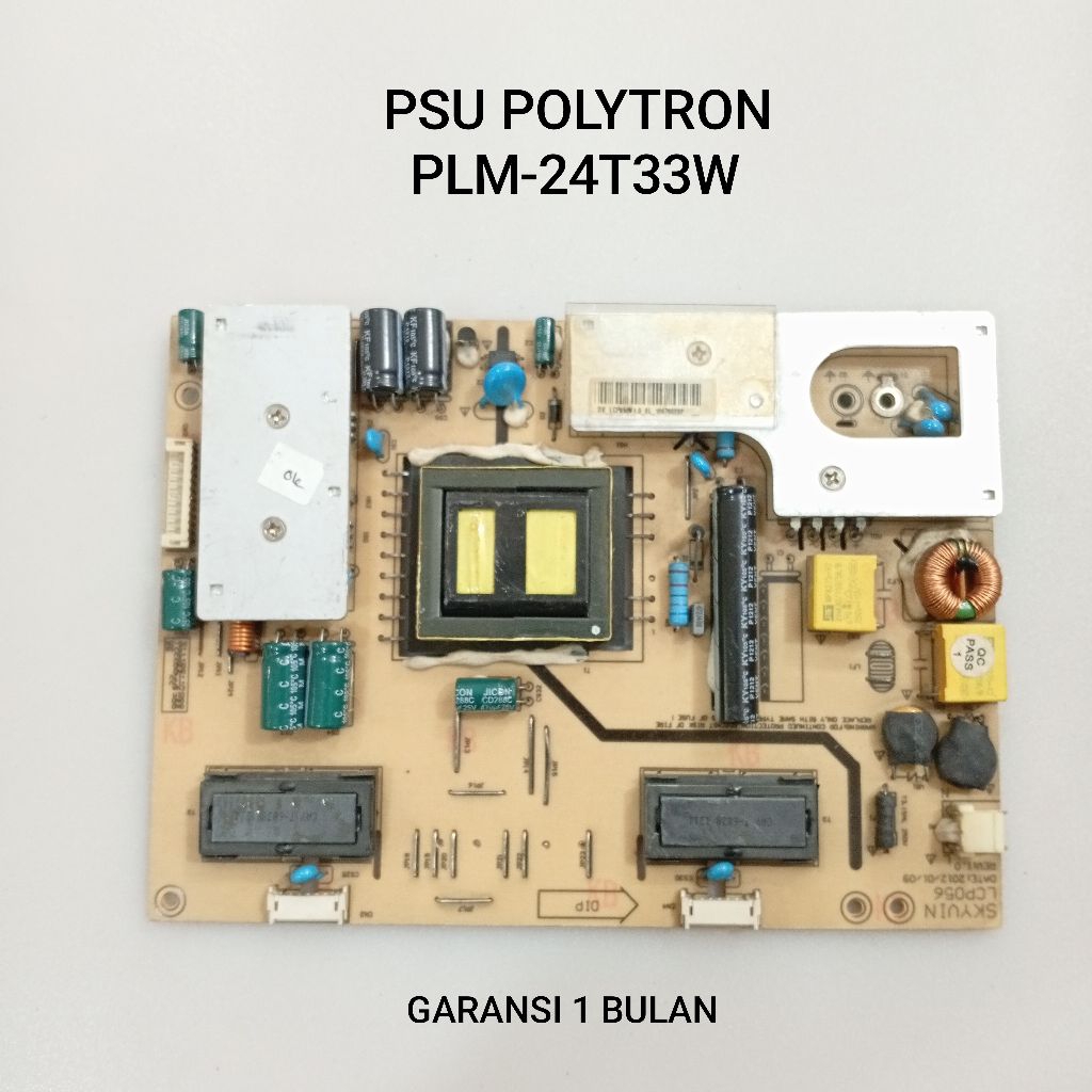 POWER SUPPLY TV POLYTRON PLM-24T33W - PSU - REGULATOR - MESIN TV POLYTRON