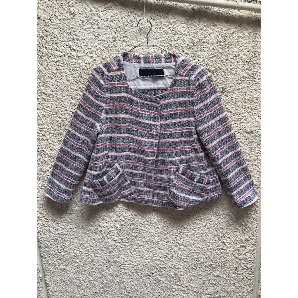 Zara babydoll tweed blazer