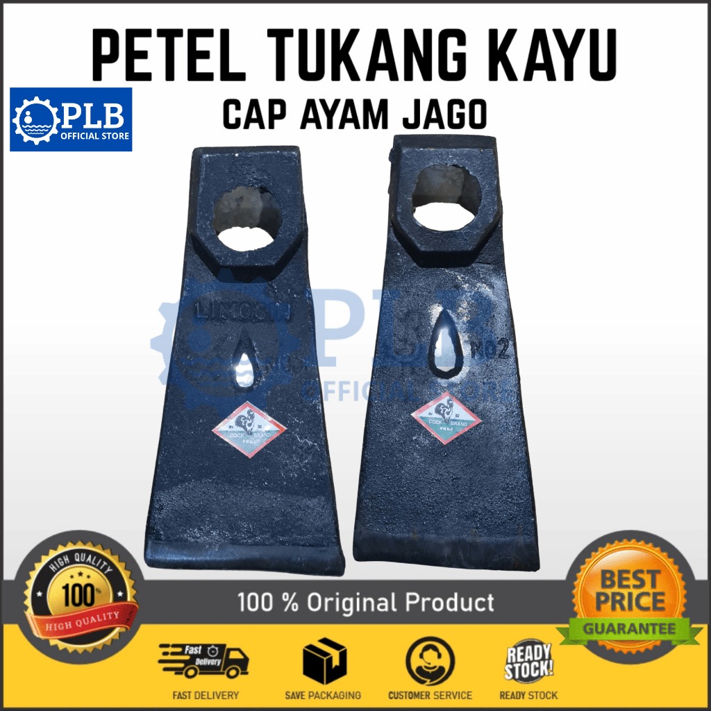 Petel Rimbas Banci Tukang Kayu Bahan Baja Cor Cap Ayam