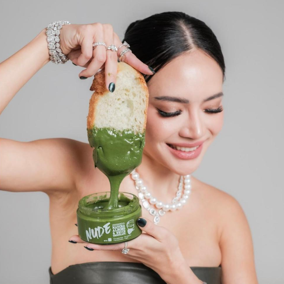 

NUDE Ceremonial Matcha Almond & White Chocolate Spread (Vegan Dairy Free or Regular) Healthy, No Added Oil, No Preservatives