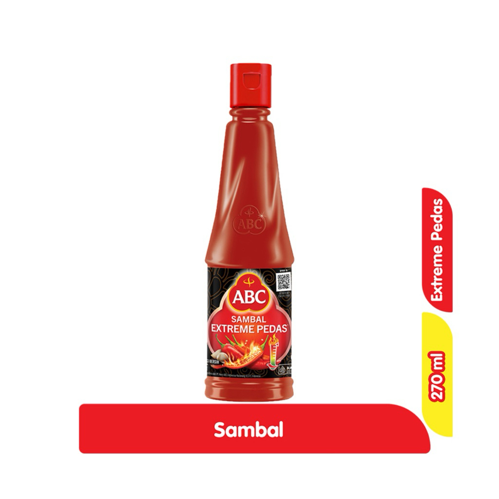 

ABC Sambal Extreme Pedas Botol 270 ml
