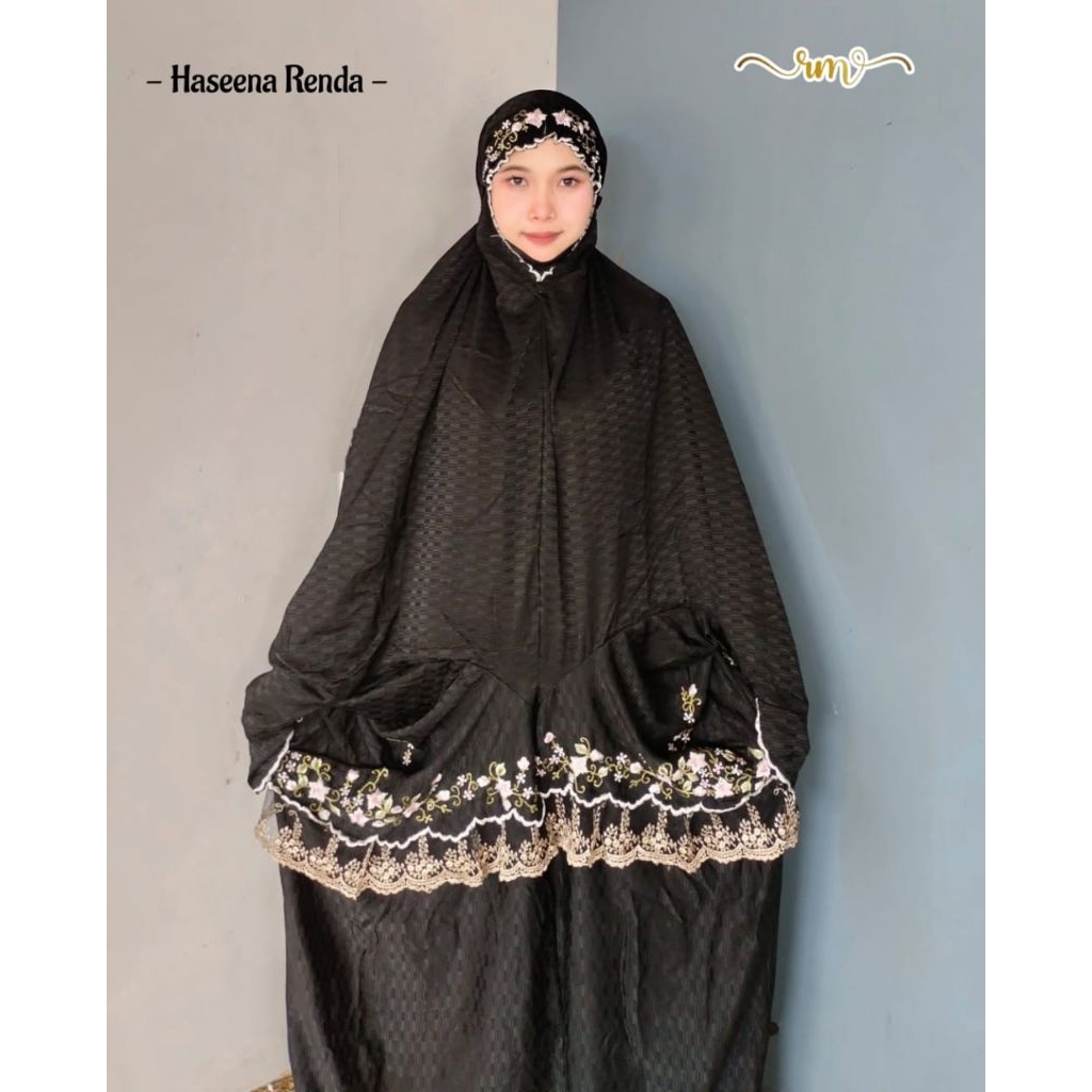 MUKENA SUTRA BLITZ BORDIR HASEENA RENDA TERUSAN