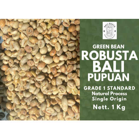 

Kopi Robusta Pupuan Grade 1 – Panen Mei–Juli 2025 | Fresh Green Bean (1 Kg)