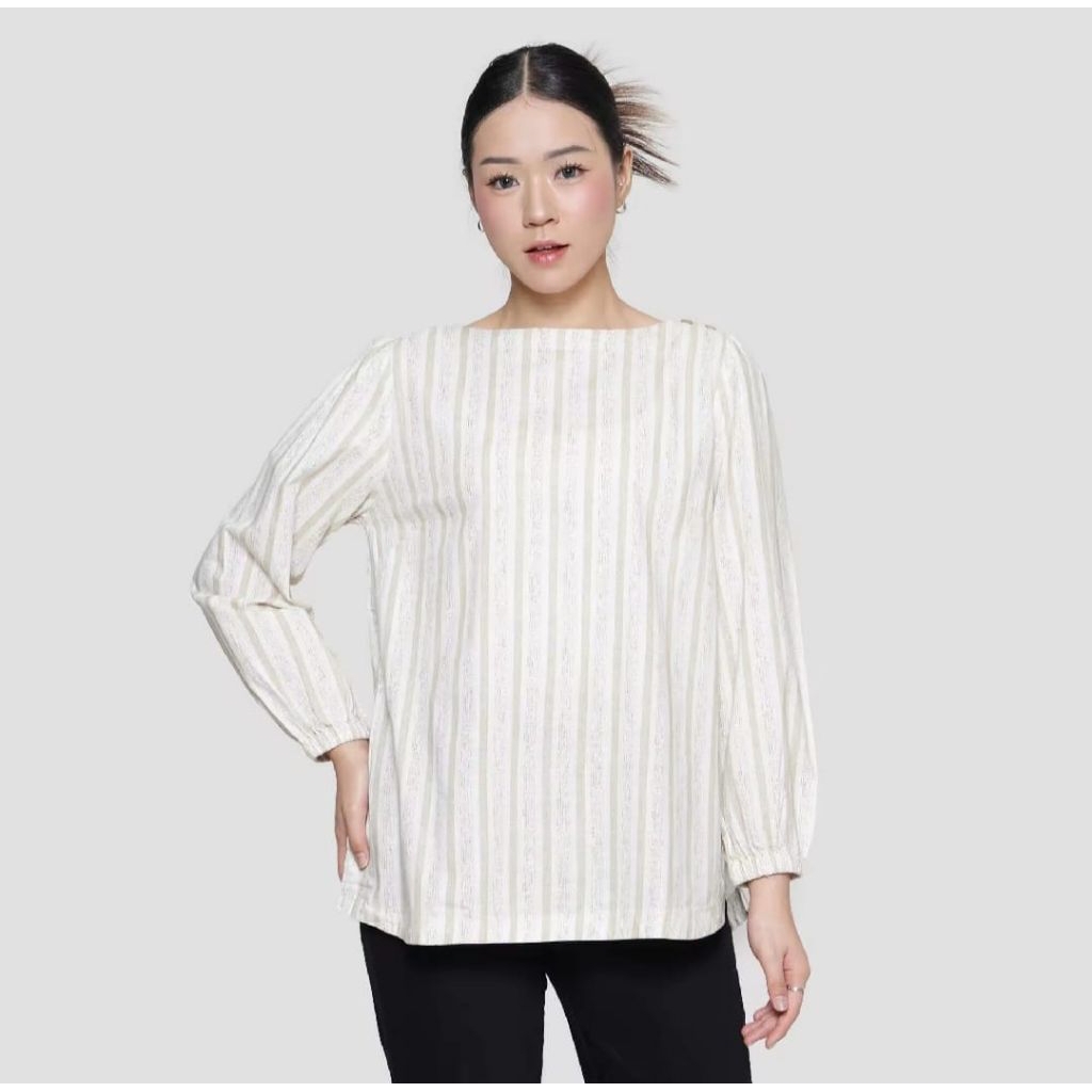 Viza Cream Blouse - EXPAND, Pakaian Wanita