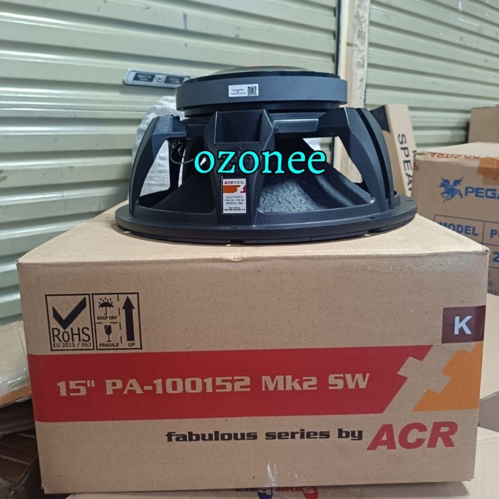 Speaker ACR Fabulous 15 Inch PA 100152 MK2 SW Original