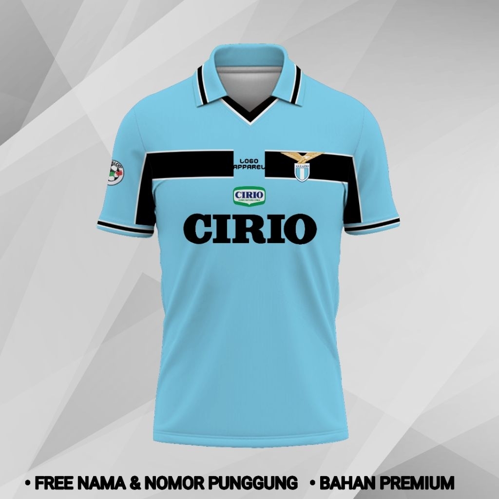 Jersey Bola Lazio 1998 Home Full Printing