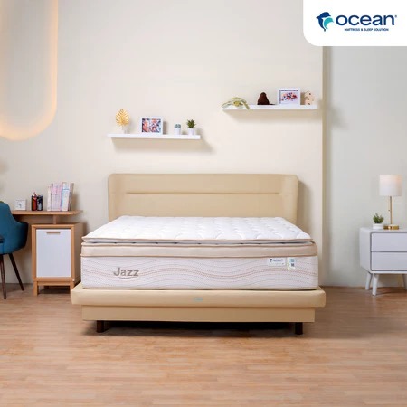 Kasur Springbed Ocean Type JAZZ Tebal 36 cm - Kasur Saja / Fullset - Ukuran 100x200, 120x200, 140x20