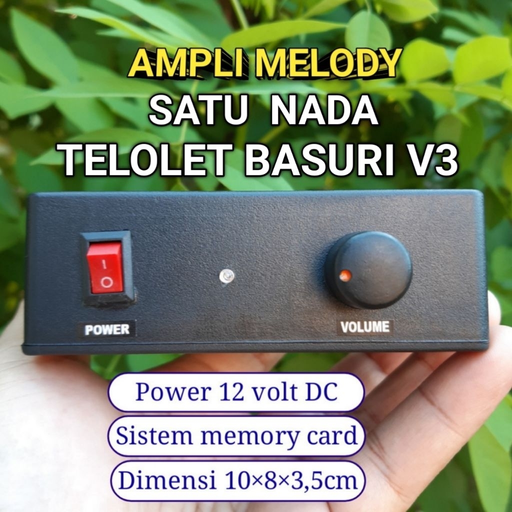 Ampli jualan keliling suara telolet 1 nada basuri V3