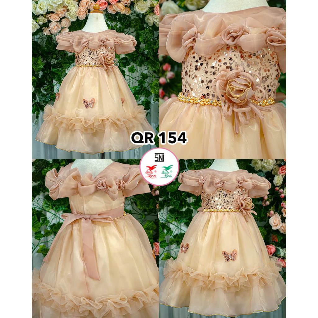 BAJU PESTA ANAK GAUN DRESS PEREMPUAN UMUR 1 SAMPAI 11 TAHUN PREMIUM