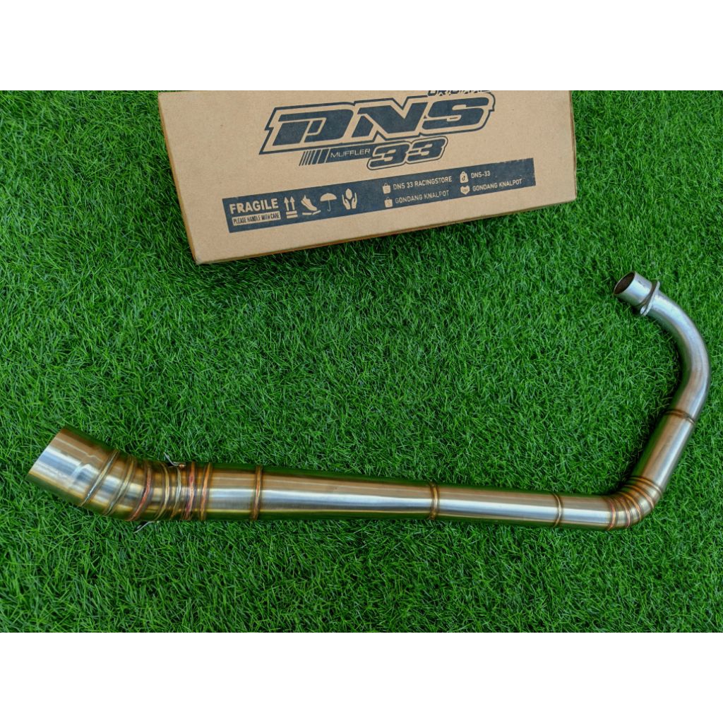 Leher Leheran Knalpot Racing Kompetisi 200cc Tiger Megapro Cb - original DNS 33