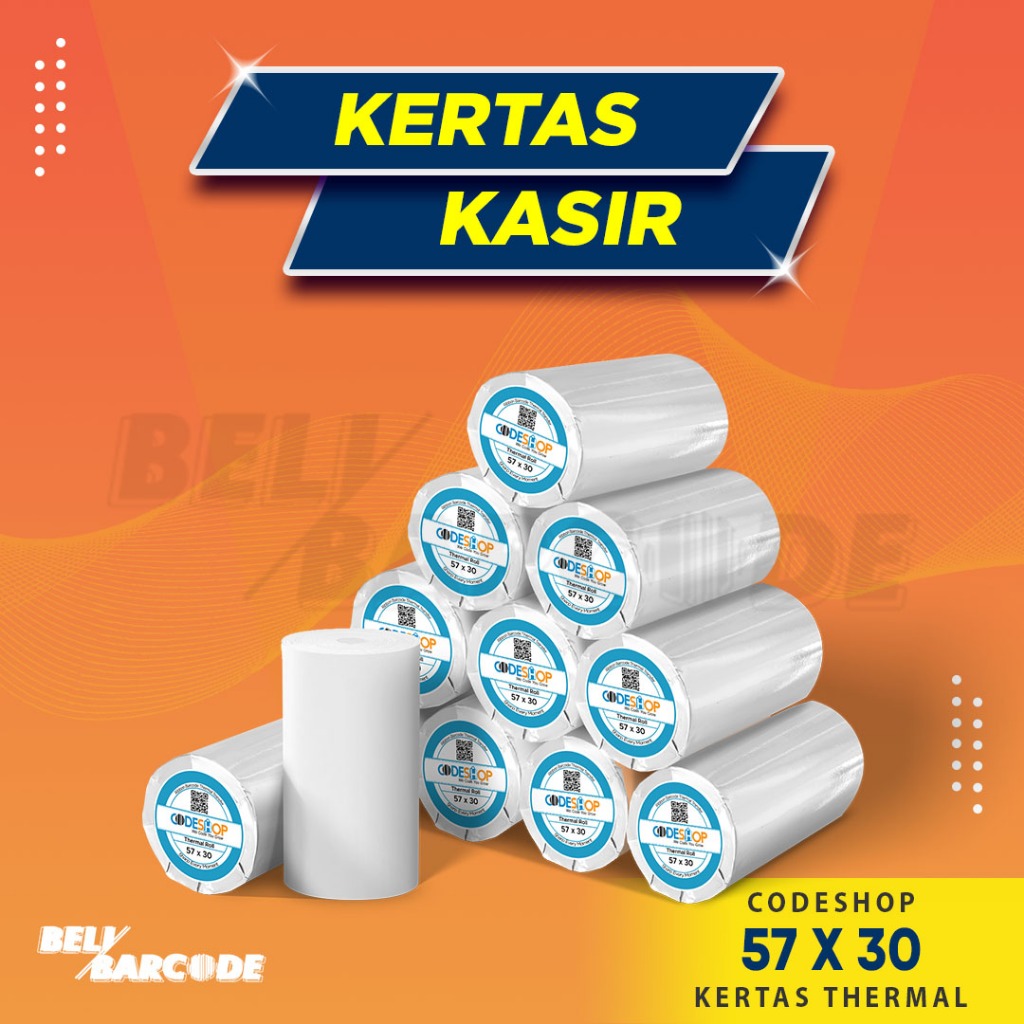 

1 Slop Kertas Kasir Codeshop 57 x 30 mm
