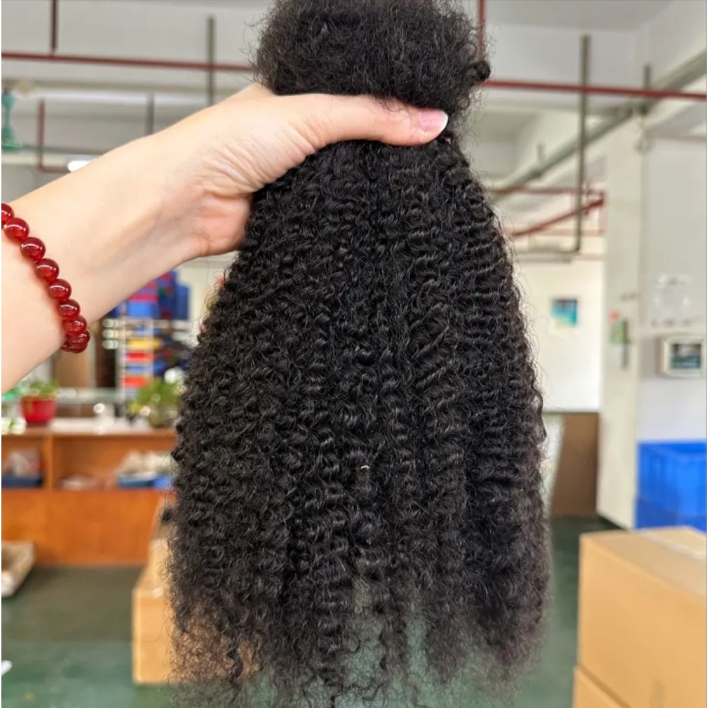 JAVATRESS Afro Hair Extension Rambut Sambung Afro Rambut Ikat Papua Rambut Sambung Keriting Rambut S