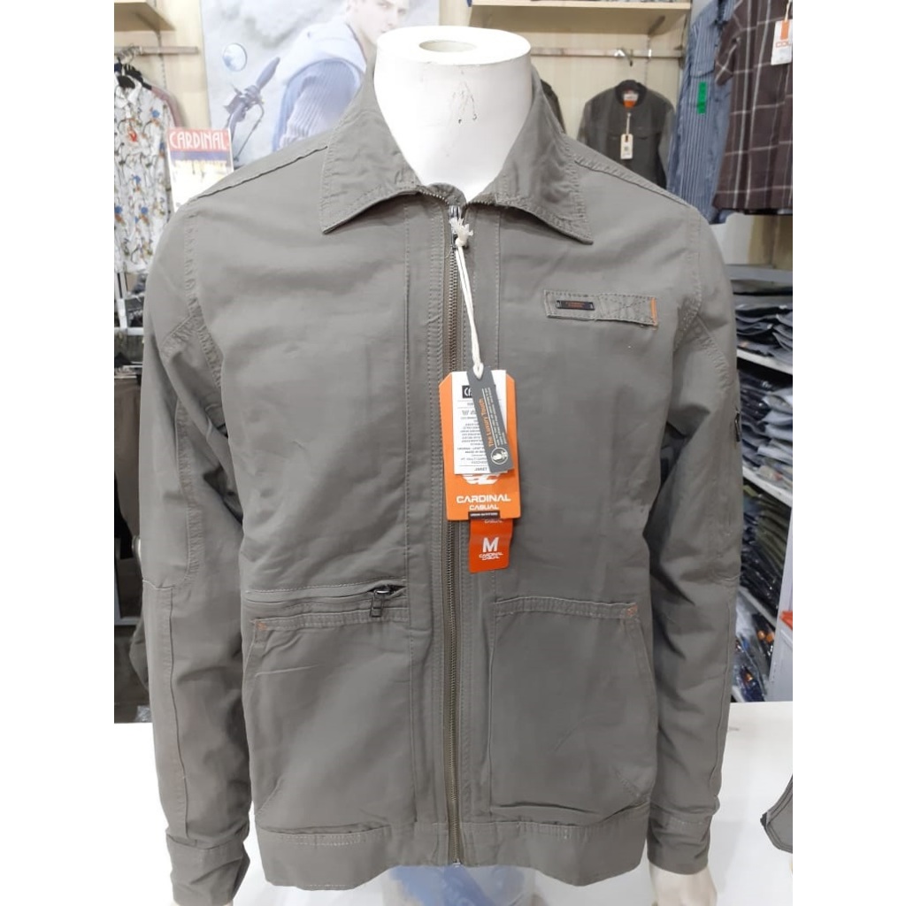 Jaket Casual Parka Cardinal Pria Original Model TEERBARUU