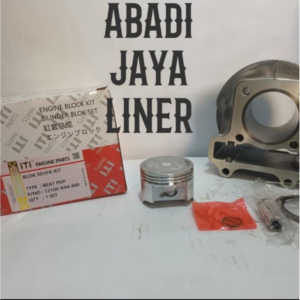 Blok Honda Beat FI/scoopy FI/Vario 110 FI (KZL) block engine/ blok mesin/+piston kit