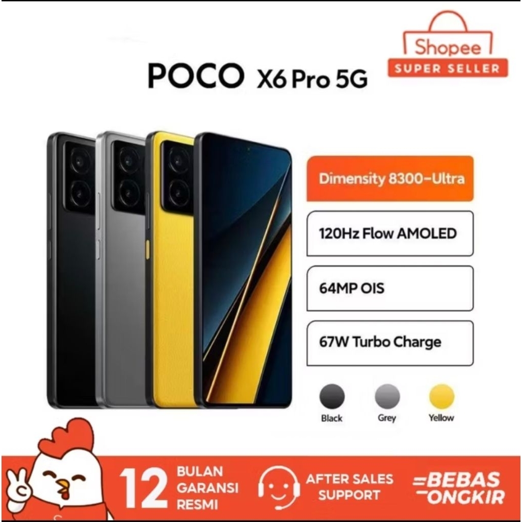 Hp Bekas Poco X6 Pro 12/512GB – Performa Dewa, Harga Bersahabat