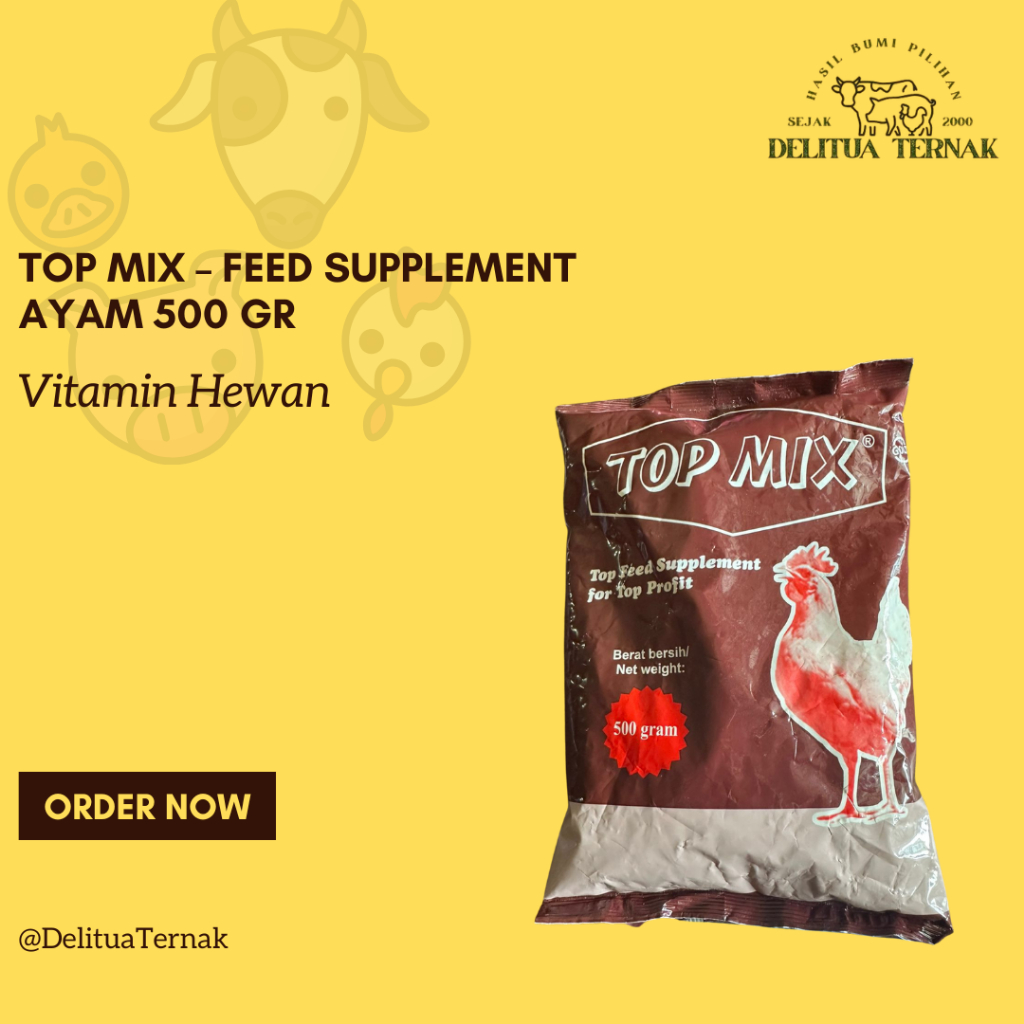 Top Mix – Feed Supplement Ayam 500 gr