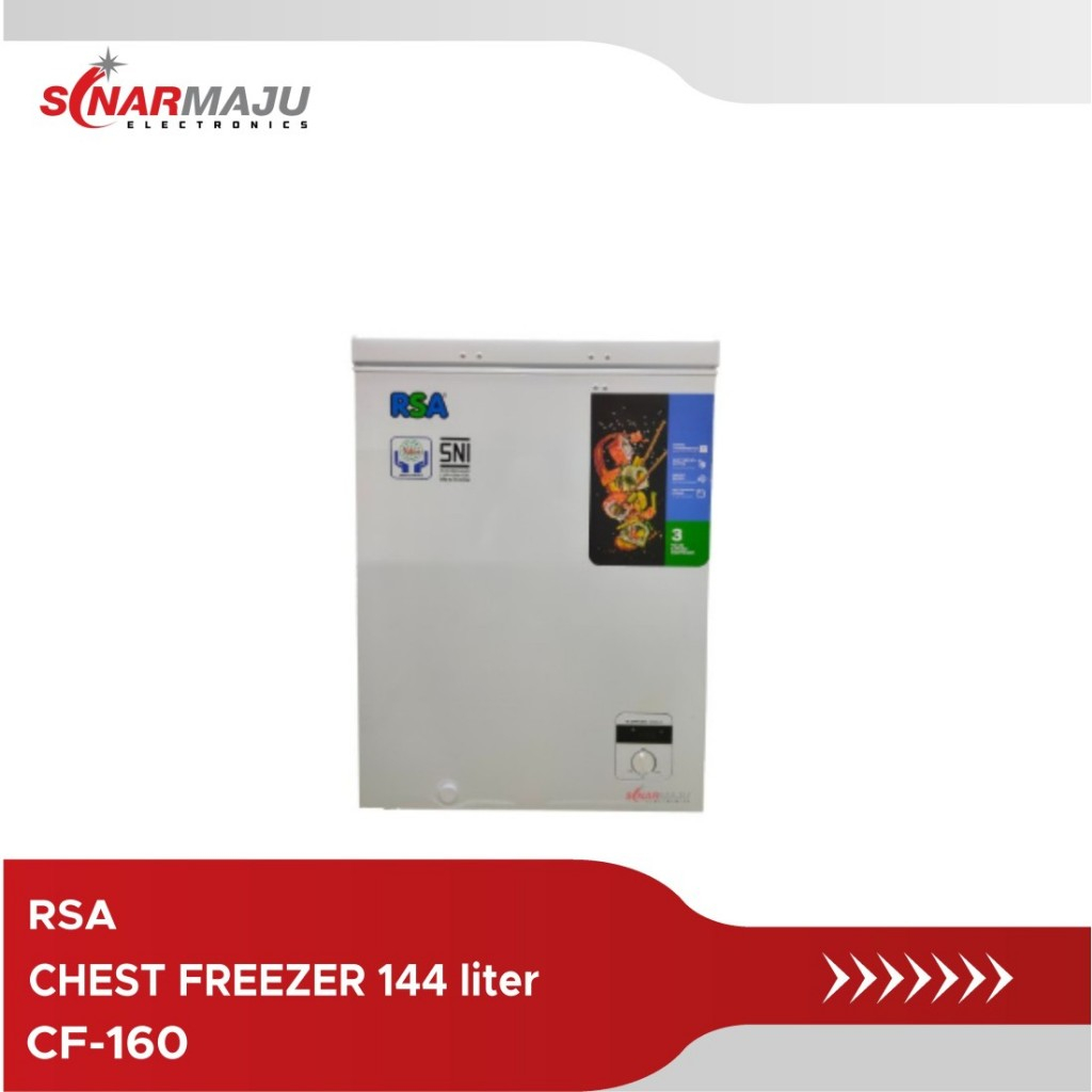 Chest Freezer RSA 144 Liter CF160 Freezer Box RSA CF 160