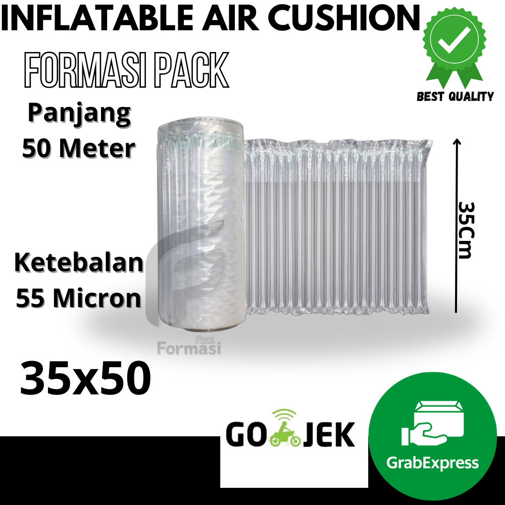 

Plastik Angin Pelindung Barang 35cm x 50m / Gulungan Bubble Angin Tebal Packing