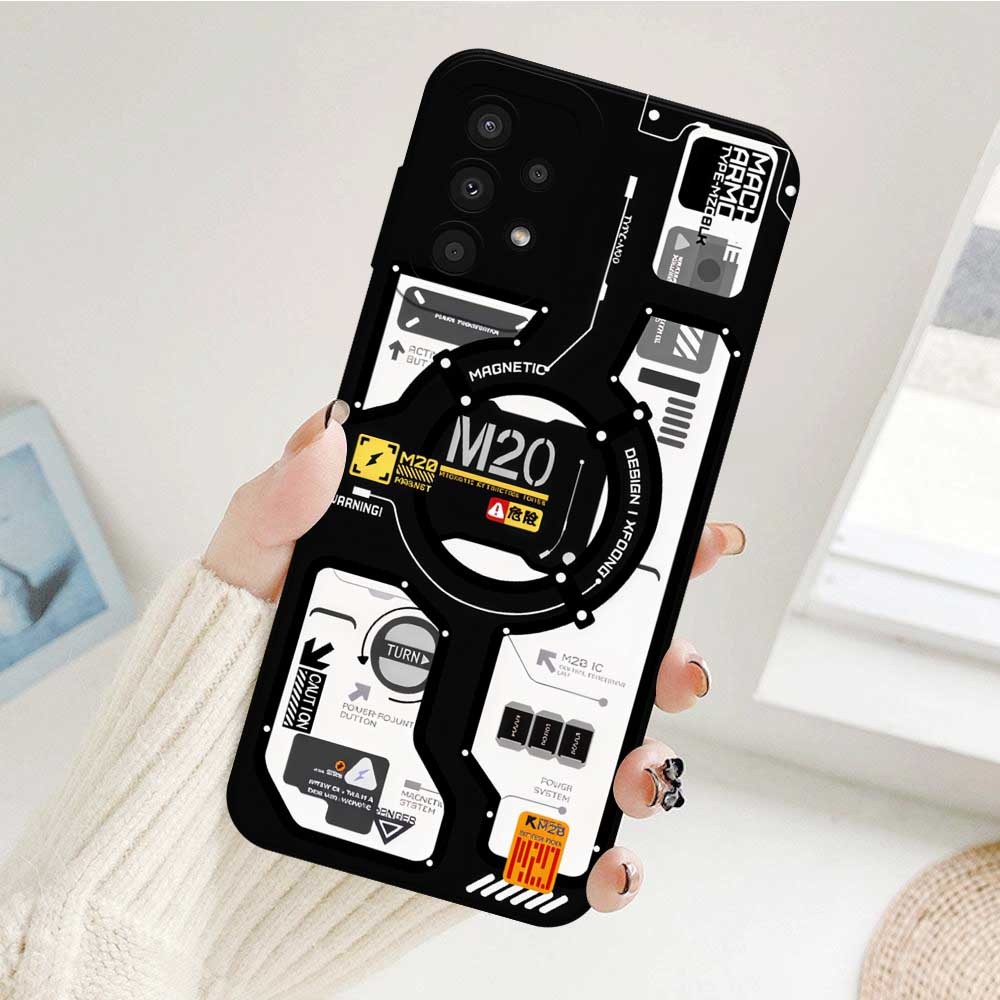 Softcase Case Silikon Samsung Galaxy A53 5G - Case Pro Camera Fashion Mesin CPU Cyberpunk Series Ter